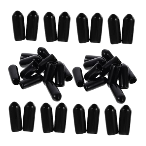 VILLFUL 200 Stück Stirnband Gummi Endkappen Innendurchmesser für Haarreifen Flexible Langlebige Rubber Covers DIY Haarschmuck Zubehör für sicheren Sitz und Komfort von VILLFUL