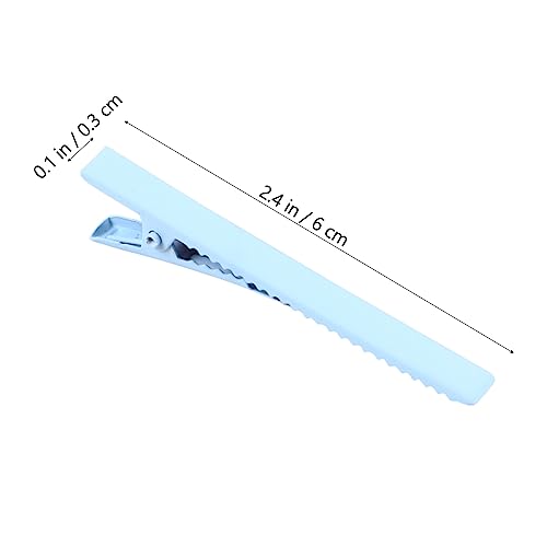 VILLFUL 24 Stück Teiliges Matte Haarklammern Bunte Entenbill Haarspangen Rutschfeste Haarclips für Damen Vielseitige Haarsträhnen Klemmen Bequem und Langlebig Geeignet für Haartypen von VILLFUL