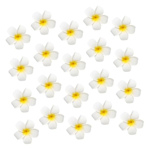 VILLFUL 24 Stück Teiliges Realistische Blüten Haarklammern aus EVA Lebendige Blumen Haarspangen für Hochzeit Party Strand Vielseitiger Haarschmuck für Damen und Mädchen von VILLFUL
