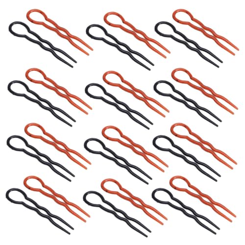 VILLFUL 24 Stück Teiliges U förmiges Haarnadel Frauen Flexibles Langlebiges Haar accessoire Ergonomisch Gestaltet für Haartypen für Elegante Hochsteckfrisuren und Sicheren Halt von VILLFUL