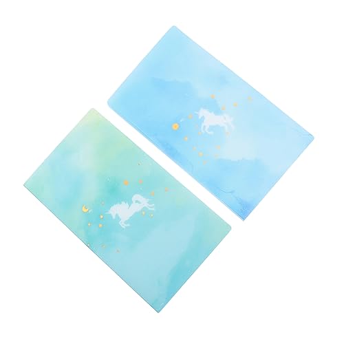 VILLFUL 2stücke Kartenständer Visitenkartenbox Kartenhalter Transparent Namenskartenhalter Karten-Organizer Bürobedarf Visitenkartenhalter Visitenkartenständer von VILLFUL