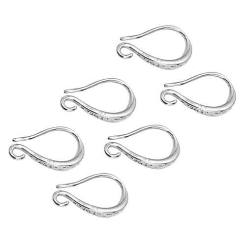 VILLFUL 3 Paar Teiliges DIY Ohrhaken Ohrring Zubehör aus Weißgoldfarbenem Metall Langlebig Feine Verarbeitung Geeignet für Schmuckherstellung und Alltag für Damen bei Büro Party und von VILLFUL