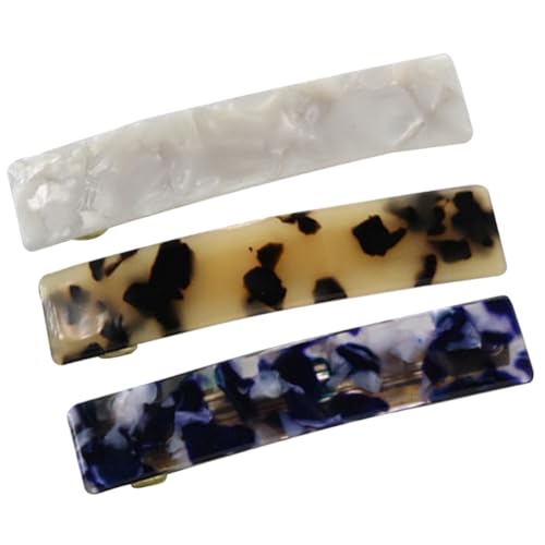 VILLFUL 3 Stück Haarklammern Damen Marmoroptik Rechteckige Federclips Frühling Haarspangen für Welliges Lockiges und Glattes Haar Elegante Haarschmuck Accessoires für Frauen Alltag und VILLFUL 3 Stück Haarklammern Damen Marmoroptik Rechteckige Federclips Frühling Haarspangen für Welliges Lockiges und Glattes Haar Elegante Haarschmuck Accessoires für Frauen Alltag und von VILLFUL