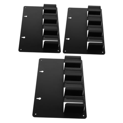 VILLFUL 3 Stück Schwarzer Haarschneiderhalter für Friseurbedarf Elektrischer Haarschneidemaschinen-organizer Vielseitiger Salon-clipperständer mit Schutzfunktion Kompatibel mit von VILLFUL