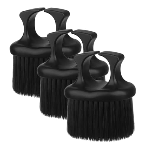 VILLFUL 3 Stück Teiliges Bart Schnurrbartbürsten mit Fingerhalterung Leichte Kompakte Haar Bartpflegebürsten für Männer zum Stylen Formen und Reisen Praktisches Friseur tool von VILLFUL