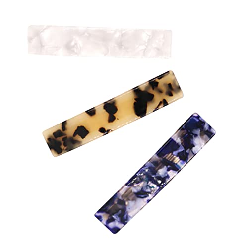 VILLFUL 3 Stück Teiliges Haarklammer Damen Langlebige Haarnadeln mit Marmoriertem Design in und und Kreative Haarspangen für Vielseitiges Styling Nützliches Haarschmuck für Mädchen und von VILLFUL