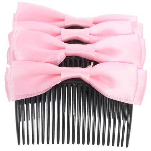 VILLFUL 4 Stück Haarkämme für Frauen Dekorative Seitenkämme mit Schleifen Design zur Frisurenfixierung Geeignet für Alltag Hochzeit und Besondere Anlässe Einfaches Styling gegen Fliegende VILLFUL 4 Stück Haarkämme für Frauen Dekorative Seitenkämme mit Schleifen Design zur Frisurenfixierung Geeignet für Alltag Hochzeit und Besondere Anlässe Einfaches Styling gegen Fliegende von VILLFUL