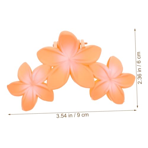 VILLFUL 4 Stück Teiliges Bunte Blüten Haarspangen für Damen Rutschfeste Haarklammern mit Festsitz Schonend für Haare Modische Candy farben für Vielseitige Frisuren und Alltag von VILLFUL