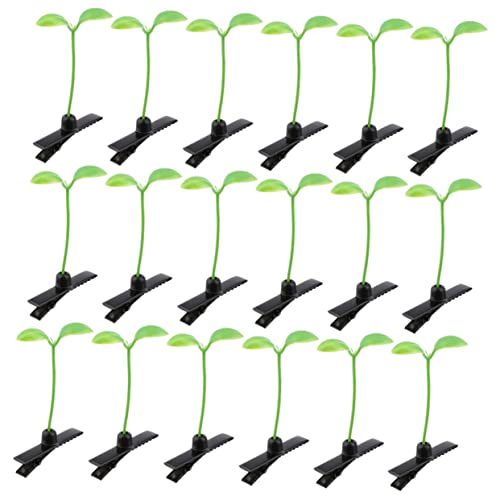 VILLFUL 40stücke Simulation Sojabohne Haarclips Kleine Pflanze Haarclips Haarschmuck Junge Mädchen Mädchen Damen von VILLFUL