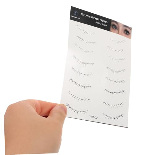 VILLFUL 5 Blätter Teiliges Wasserfeste Untere Wimperntattoo aufkleber Realistische Fake Eyelash Sticker für Natürliches Augen make up Einfach Anzuwenden für Damen und Makeup profis von VILLFUL