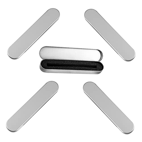VILLFUL 5er Satz Blech Stifteboxen Rechteckige Metall Stifthalter Weißblech Stiftebehälter Für Zuhause von VILLFUL