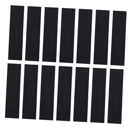 VILLFUL 50 Stück Schwarze Papier-füllfederhalter-hüllen mit Sichtfenster Stabile Kartonstifteetuis für Einzelne Stifte Kleine Stiftetuis für Bleistifte Kosmetikpinsel und Zubehör Praktisch von VILLFUL
