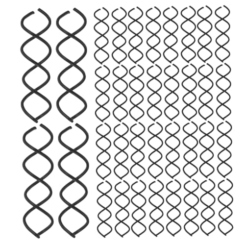 VILLFUL 50 Stück Spiral Haarnadeln Twist Haarnadeln mit Rundspitzen für Damen Starker Griff Robustes Design für Hochsteckfrisuren DIY Haarstyling Große Haarklammern für Brötchen und von VILLFUL