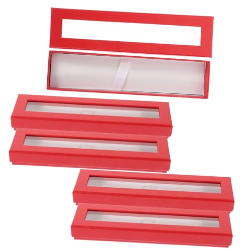 VILLFUL 5Er-Box Himmel und Erde Cover Federmäppchen aufbewahrungsdose Storage Boxes leerer Stift-Organizer Kugelschreiber Etui Füller Geschenkboxen für Geschenke Stiftverpackung Halskette von VILLFUL