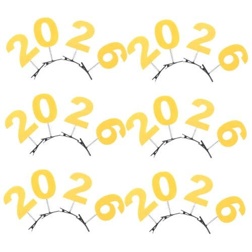 VILLFUL 6 Sätze Nummern Duckbill Haarclips Damen Styling Haarspangen Metall Haarschmuck Party Foto Requisiten Leicht und Sicher für Alltag und Festliche Anlässe von VILLFUL