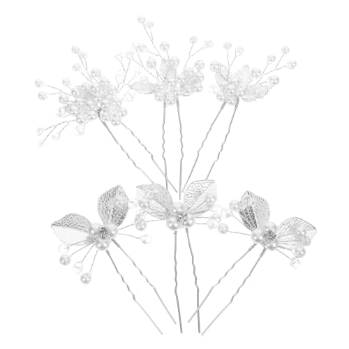 VILLFUL 6 Stck. Teiliges Haarschmuck Hochzeit U Förmige Haarnadeln mit Perlen und Strass Leichte Metall Haarspangen für Braut Brautjungfern und Festliche Anlässe Dekorative Damen VILLFUL 6 Stck. Teiliges Haarschmuck Hochzeit U Förmige Haarnadeln mit Perlen und Strass Leichte Metall Haarspangen für Braut Brautjungfern und Festliche Anlässe Dekorative Damen von VILLFUL