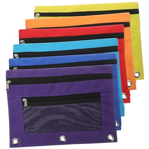 VILLFUL Netz-federmäppchen Aus Polyester Mit Reißverschluss 6-teilige Ordnertasche Zur Aufbewahrung Von Schreibwaren Und Dokumenten Für Schule Büro Und Reisen VILLFUL Netz-federmäppchen Aus Polyester Mit Reißverschluss 6-teilige Ordnertasche Zur Aufbewahrung Von Schreibwaren Und Dokumenten Für Schule Büro Und Reisen von VILLFUL