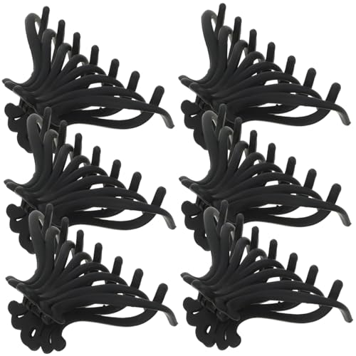 VILLFUL 6 Stück Große Haarklammern Mattierte Haarklammern aus Acryl und Eisen Langlebig für Dickes Dünnes Haar Rutschfeste Klaue Clips Vielseitig für Frauen Mädchen Beim Sport Waschen von VILLFUL