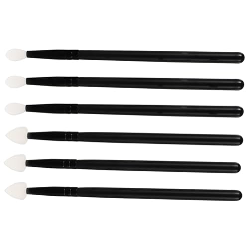 VILLFUL 6 Stück Teiliges Make up Pinselset aus Weichem Silikon Lippenpinsel und Lidschattenapplikatoren Hygienisch Leicht zu Reinigen Vielseitig für Lippen Concealer und Lidschatten von VILLFUL