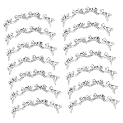 VILLFUL 60 Stück Silberne Schmetterlings Haarspangen für Damen Kleine Schleifen Haarklammern mit Sicherem Mini Bowknot Clips für für Hochzeit Party und Alltag VILLFUL 60 Stück Silberne Schmetterlings Haarspangen für Damen Kleine Schleifen Haarklammern mit Sicherem Mini Bowknot Clips für für Hochzeit Party und Alltag von VILLFUL