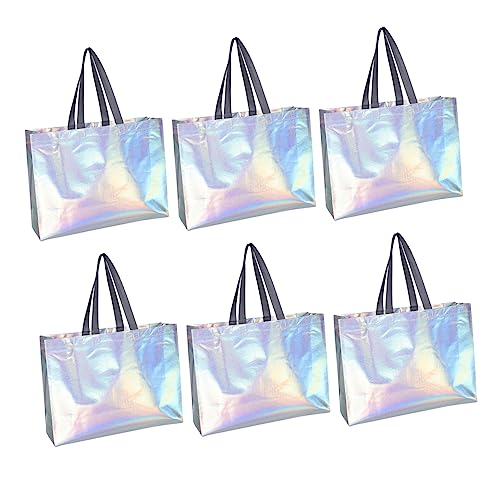 VILLFUL 6Stücke Wiederverwendbare Geschenkverpackungstaschen Strapazierfähigem Material Tragbar mit Griff für Hochzeitsgeschenke Haushaltsorganisation und Lagerung VILLFUL 6Stücke Wiederverwendbare Geschenkverpackungstaschen Strapazierfähigem Material Tragbar mit Griff für Hochzeitsgeschenke Haushaltsorganisation und Lagerung von VILLFUL