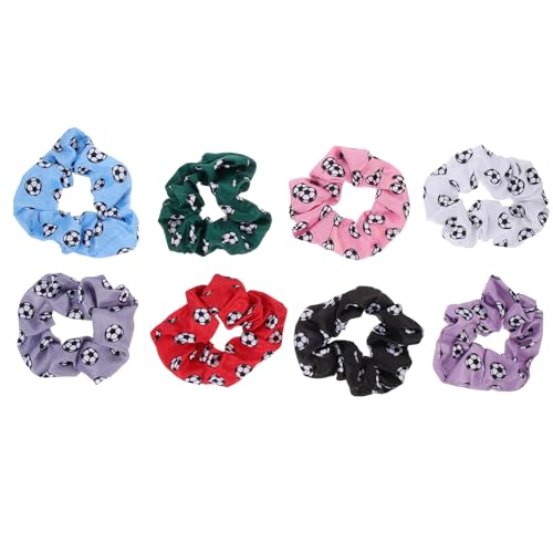 VILLFUL 8 Stück Teiliges Elastische Haargummis mit Modischem Druck Weiche Stoff haarschleifen für Mädchen Bequeme und Dehnbare Haarbänder Vielseitig für Alltag Party und Zeremonien von VILLFUL