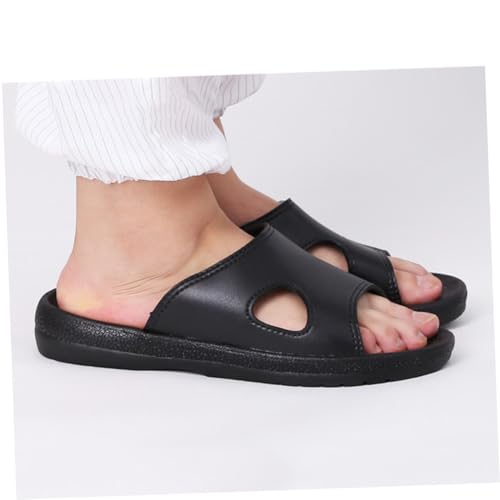 VILLFUL Anti statische Hausschuhe Pu sohle Rutschfest mit Dicken Sohlen für Zuhause Gr Bequeme Schutzslipper gegen Statische Aufladung und Ausrutschen von VILLFUL