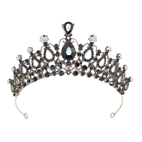 VILLFUL Barock Vintage Brautkrone Kopfschmuck Party Haarreif Hochzeit Haarschmuck für Damen und Festlichkeiten von VILLFUL