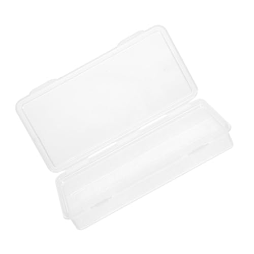 VILLFUL Transparente Bleistiftbox Stapelbare Stifteaufbewahrung Großer Kunststoff Organizer für Schule Praktischer Stiftbehälter für Lehrer und Schüler von VILLFUL