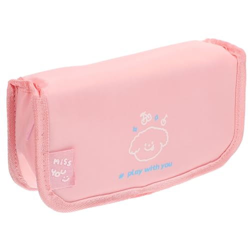 VILLFUL Federmäppchen Mit Reißverschluss Stiftetasche Aus Segeltuch Aufbewahrungstasche Für Schreibwaren Wiederverwendbar Und Tragbar Für Schule Und Reisen von VILLFUL