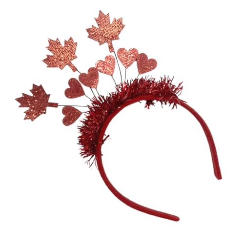 VILLFUL Day Haarreif Maple Leaf Stirnband aus Filz für Festival Party Damen Mädchen Dekoratives Herz Kopfschmuck Langlebig und Modisch VILLFUL Day Haarreif Maple Leaf Stirnband aus Filz für Festival Party Damen Mädchen Dekoratives Herz Kopfschmuck Langlebig und Modisch von VILLFUL