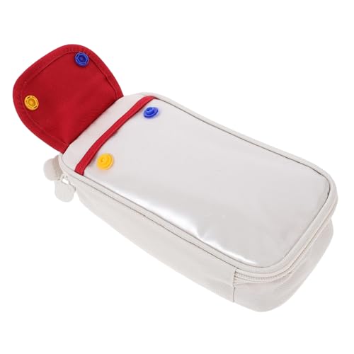 VILLFUL Federmäppchen Tragbar Stifteaufbewahrungstasche Großes Fassungsvermögen Für Stifte Bleistifte Lineale Kleber Und Andere Kleinigkeiten Mit Reißverschluss Für Täglichen von VILLFUL