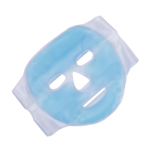 VILLFUL Gel Kühl und Warmkompresse Gesichtsmaske PVC Wiederverwendbar Vollflächige Abdeckung für Augen Schwellungen Dunkle Ringe Entspannung Kältetherapie Wärmebehandlung Blau von VILLFUL