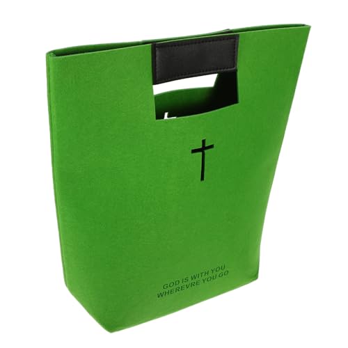 VILLFUL Großes Filz Etui für Bibel mit PU Handgriff Vielseitige Tragetasche für Bibelstudium Einkauf Obst und Snacks Praktischer Begleiter für Schule und Alltag VILLFUL Großes Filz Etui für Bibel mit PU Handgriff Vielseitige Tragetasche für Bibelstudium Einkauf Obst und Snacks Praktischer Begleiter für Schule und Alltag von VILLFUL