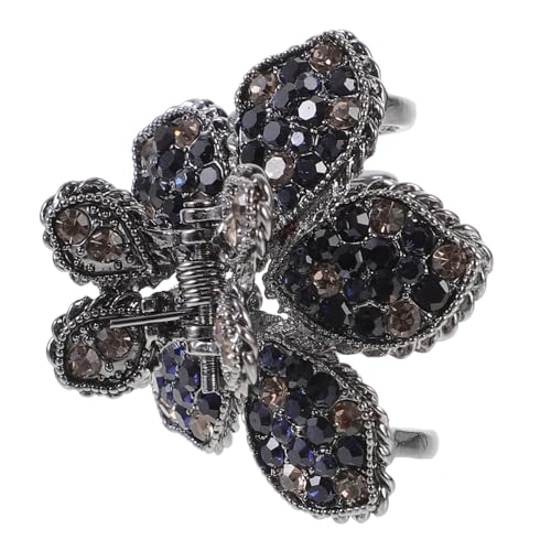 VILLFUL Haarklammer Mittlere mit Strass Verziert Vielseitiger Haarknotenhalter für Frauen und Mädchen Sicherer Griff Kompakt für Haartypen und Styling Tragbares Haar accessoire VILLFUL Haarklammer Mittlere mit Strass Verziert Vielseitiger Haarknotenhalter für Frauen und Mädchen Sicherer Griff Kompakt für Haartypen und Styling Tragbares Haar accessoire von VILLFUL
