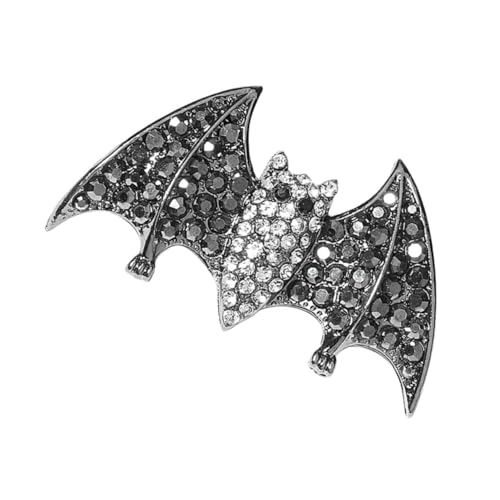 VILLFUL Halloween Haarklammer mit Strassbesatz Fledermausflügel Haarschmuck für Mädchen Party Zubehör Passend zu Gothic Kostüm und Halloween Outfit von VILLFUL