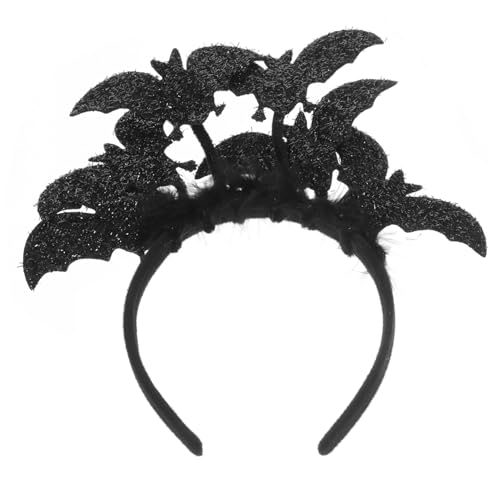 VILLFUL Halloween Haarreif Fledermaus Stirnband Leichtes Party Kopfschmuck Karneval Haarband für Erwachsene und Gruselige Kostüm Accessoire für Halloween Feiern von VILLFUL
