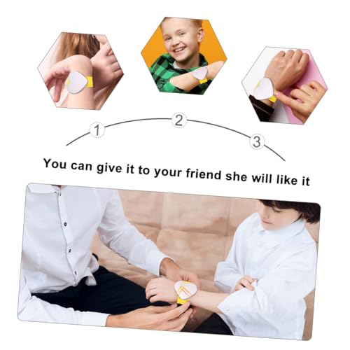 VILLFUL Herzförmiges Silikon Slap Bracelet mit Starkem Magnetverschluss Verstellbares Handgelenksband für Nadelhalter und Handdekoration Bequemes Gelbes Armband für Friseure und Näherinnen von VILLFUL