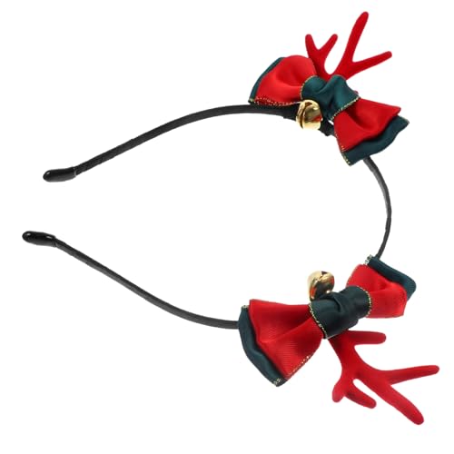 VILLFUL Hirschgeweih Stirnband Für Weihnachts-feiern Mit Glöckchen Und Schleifen-details Aus Stoff Und Metall Leicht Und Bequem Vielseitig Für Partys Und Kostüme VILLFUL Hirschgeweih Stirnband Für Weihnachts-feiern Mit Glöckchen Und Schleifen-details Aus Stoff Und Metall Leicht Und Bequem Vielseitig Für Partys Und Kostüme von VILLFUL