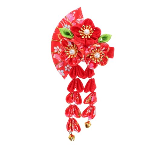 VILLFUL Japanischer Haarschmuck mit Quaste Filigrane Haarspange mit Fächer Vielseitiger Kopfschmuck für Damen Traditionelle Haarnadel für Hanfu Cosplay Hochzeit und Party VILLFUL Japanischer Haarschmuck mit Quaste Filigrane Haarspange mit Fächer Vielseitiger Kopfschmuck für Damen Traditionelle Haarnadel für Hanfu Cosplay Hochzeit und Party von VILLFUL