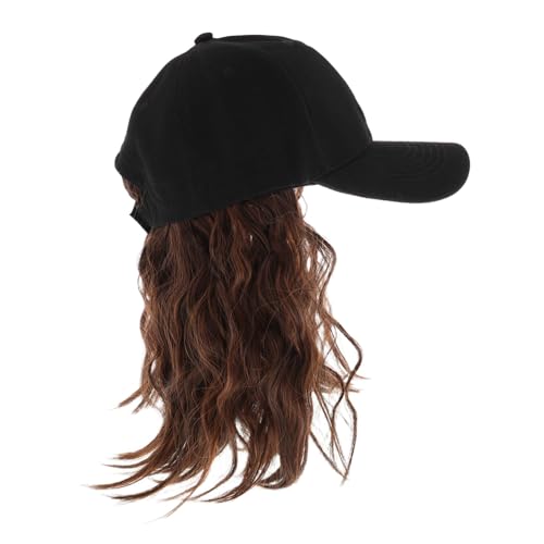VILLFUL Kurzhaar-perücke Damen Baseballcap Integrierte Locken Mütze Bequeme Passung Trendiger Stil Für Alltag Reise Und Besondere Anlässe von VILLFUL