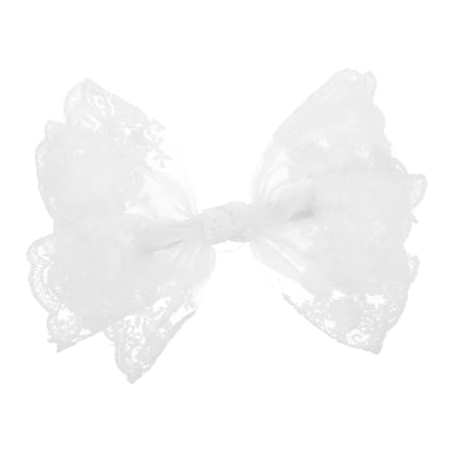 VILLFUL Mädchen Haarclip Weiß Fairy Haarschmuck Frühling Haarklammer mit Spitze Damen Accessoires Leicht und Bequem für Party Tanz und Outdoor von VILLFUL