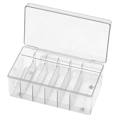 VILLFUL Make-up Organizer Box mit Deckel Multifunktionale Aufbewahrungsbox für Wimpernverlängerungs-tools und Kosmetik Kompakter Desktop-organizer Staubdicht und Tragbar für Schminktisch von VILLFUL
