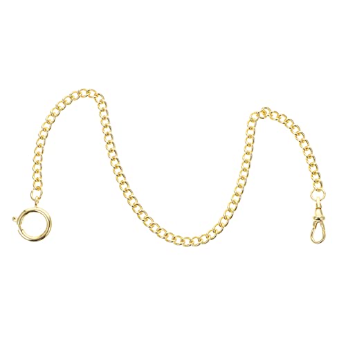 VILLFUL Manuelle Taschenuhrkette Goldfarbigem Elektroplatiertem Metall Leichte Langlebige Kette Für Schlüssel Und Schmuck Als Modisches Accessoire Für Herren Und Damen von VILLFUL