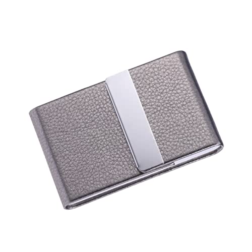 VILLFUL -Business-case Mit Pu-Leder-oberfläche Kreditkartenhalter Visitenkartenhalter Metall-geldbörse Für Ausweise Und Karten Unisex-besucherkoffer von VILLFUL