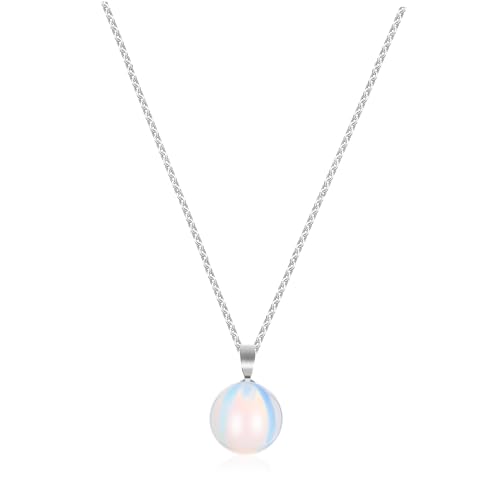 Mondstein Halskette für Frauen Minimalistisches Design mit Wunderschönem Anhänger Eleganter Halsschmuck Vielseitig für Besondere Anlässe von VILLFUL