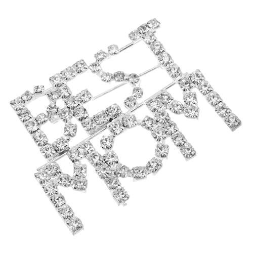 VILLFUL Muttertags Brosche für Frauen Glänzende Strass Anstecknadel mit Buchstabenmotiv für Muttertag und Besondere Anlässe Modisches Accessoire von VILLFUL
