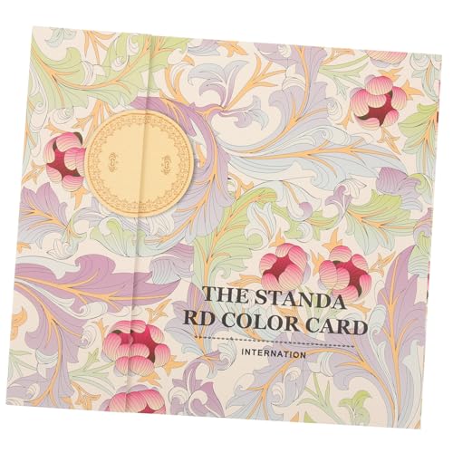 VILLFUL Nagel Farbpalette Farben Nagellack Probe Karte Nail Gel Color Display Buch für Nagelstudio DIY Nail Art Präsentation und Übung Nagellack Farbkarte Salon Zubehör von VILLFUL