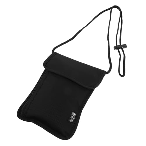 VILLFUL Neck Wallet Reiseorganizer Für Dokumente Multifunktionale Wasserfeste Aufbewahrung Für Reisepass Geld Id-Karten Und Handy Für Herren Und Damen Schwarz von VILLFUL