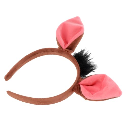 VILLFUL Niedliches Warzenschwein Ohren Stirnband aus Superweichem Material Dekoratives Tier Accessoire für Kinderkostüme für Karneval Cosplay Partys und Themenfeiern von VILLFUL